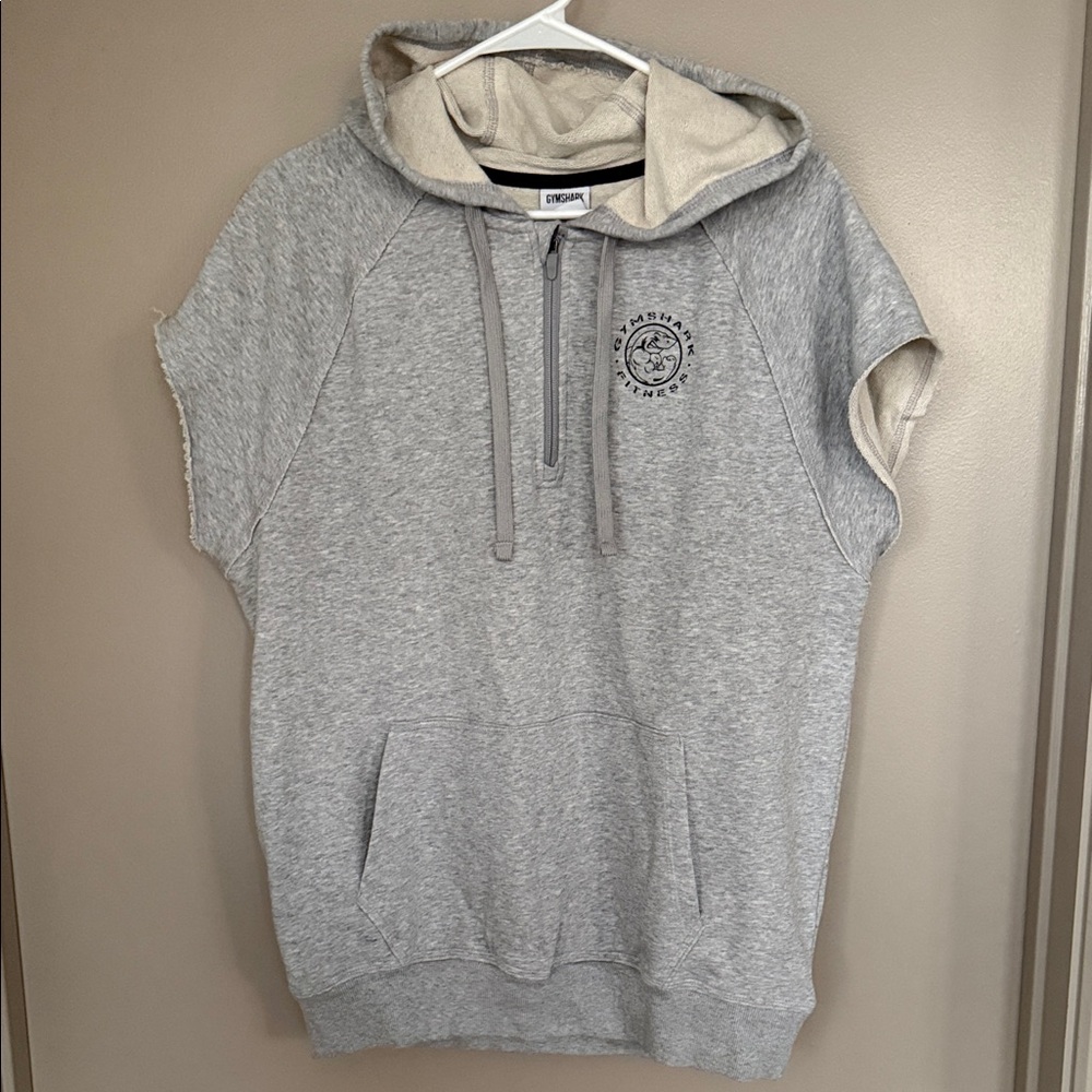 Gymshark Heather Gray Fitness Hoodie